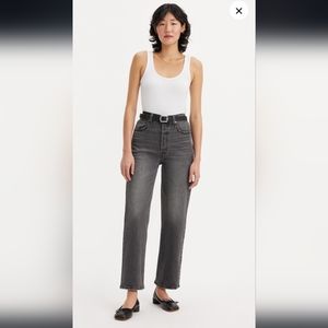 Levi's premium ribcage straight ankle jeans size 26